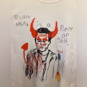 Teddy Fresh- Elon Musk is a piece of shit t shirt